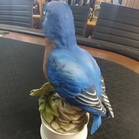 Lefton Blue Bird Sculpture - Picture 3 of 4